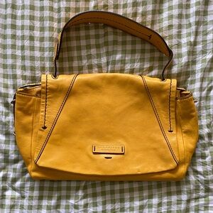 The Bridge Firenze 1969 Yellow Leather Small Handbag